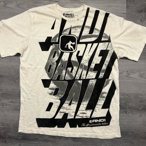 Y2K AND1 all over print T shirt